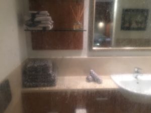 Shower Glass Cleaning Before